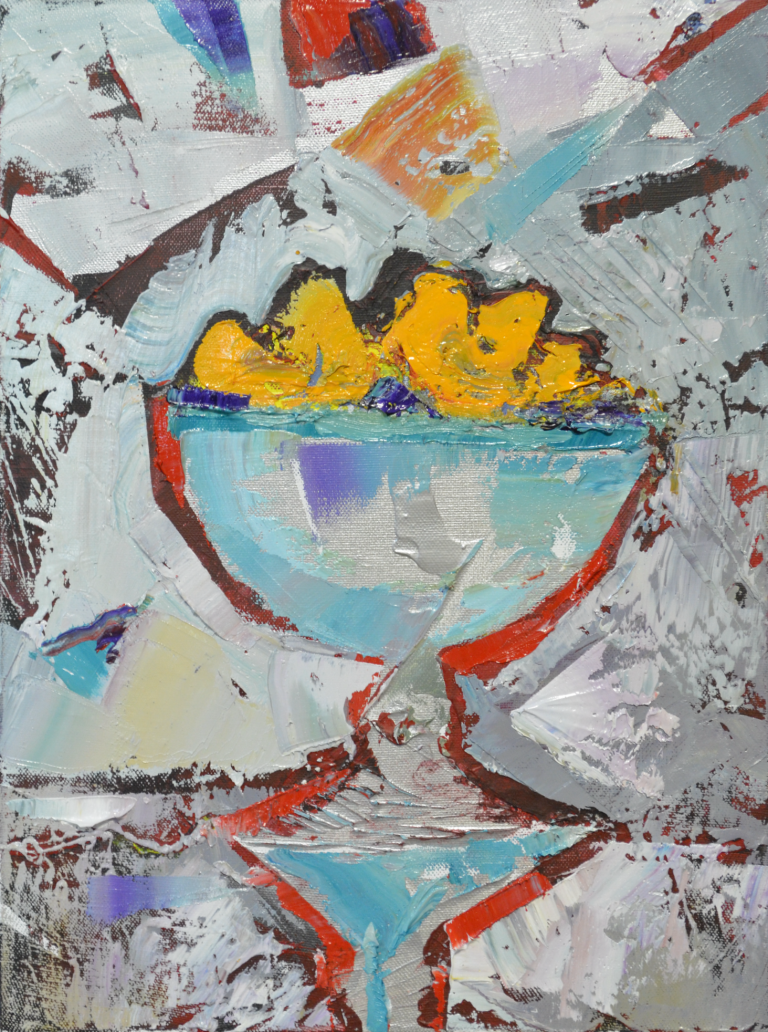 Still life with apricots