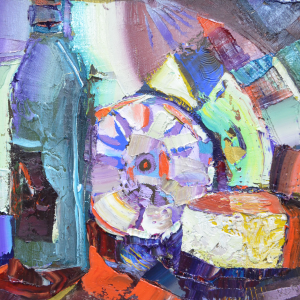 Still life with cheese