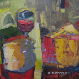 Still life with cheese