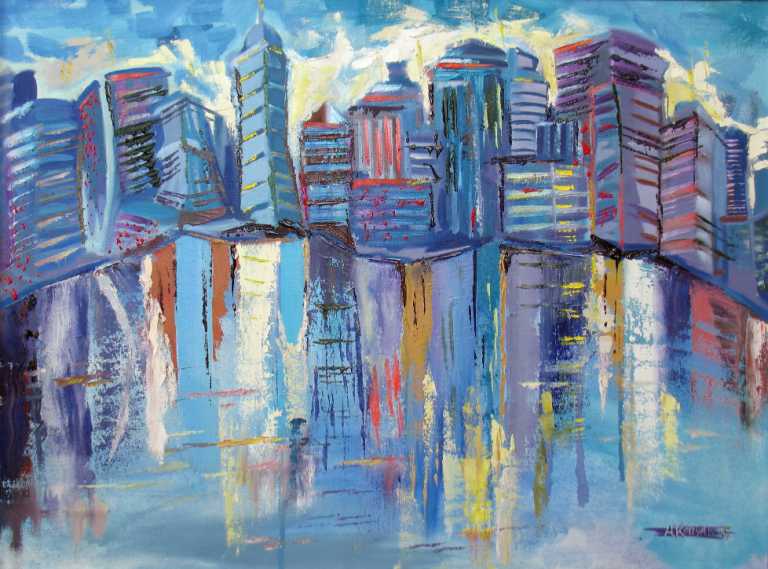Morning city